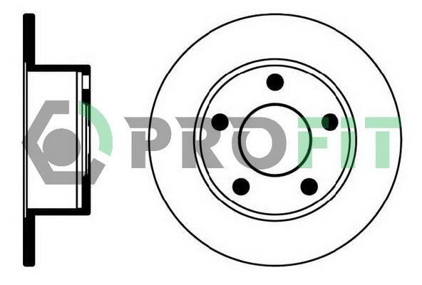 задні гальмівні диски на AUDI 100 c3