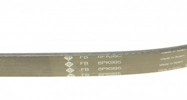 Ремінь приводний FB 6PK995 INA – (6 ребер)Довжина: 995 мм фото 3
