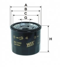 Масляный фильтр WL7200 WIX Filtron –  фото 1